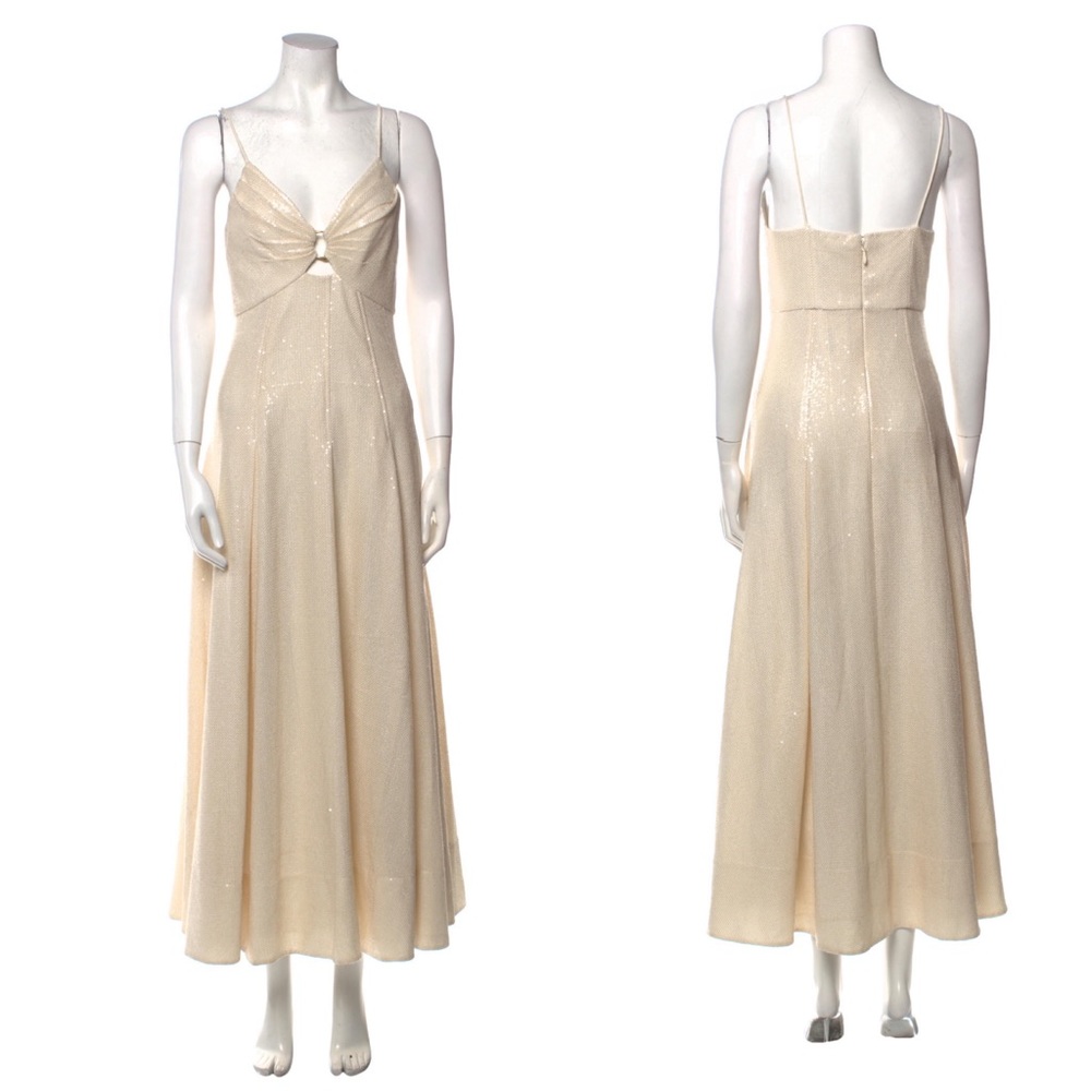 Aje Cream Midi Dress - Picture 2 of 8